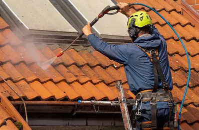 Démoussage et hydrofuge de toiture à Ornézan